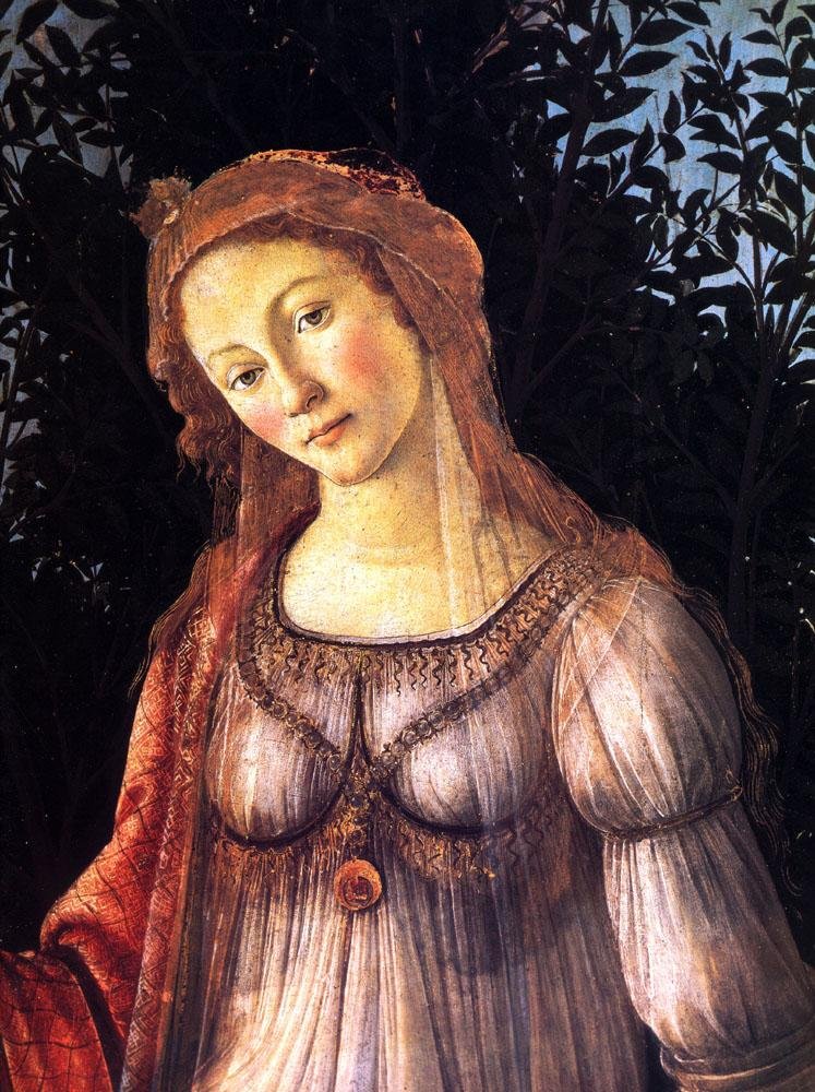 Sandro Botticelli Allegory of Spring detail
